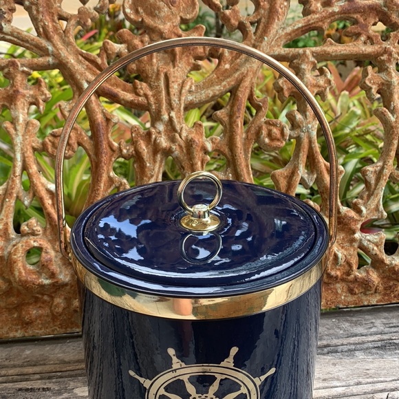 Vintage Nautical Kraftware Large Ice Bucket - Picture 2 of 9